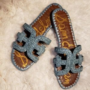Beckie 2 Woven Flat Slides